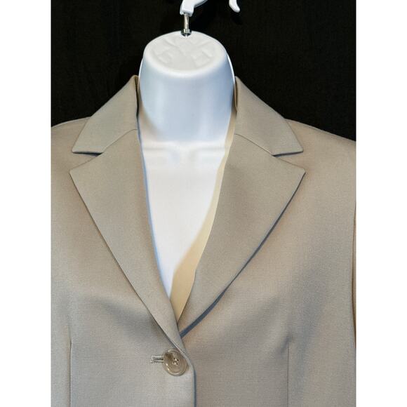 J CREW Womens Wool Blazer made in Japan Gray 3 Button Classic Business Career 4 - Picture 2 of 14